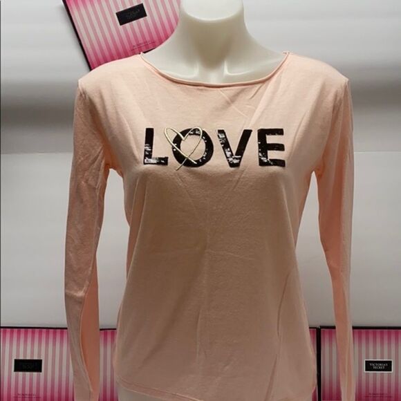 NWT VICTORIA SECRET PAJAMA Top long sleeve - Picture 3 of 9